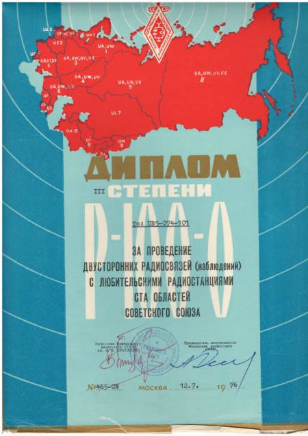 Дипломи 1970-х років