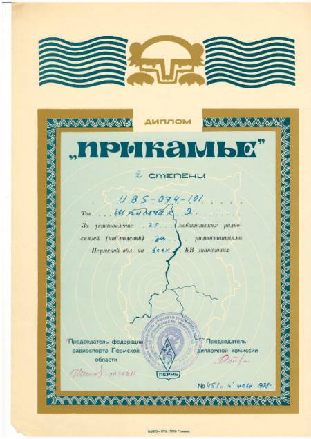 Дипломи 1970-х років