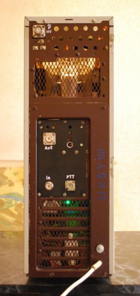 КВ усилитель мощности UR5YW на лампе ГУ-81М